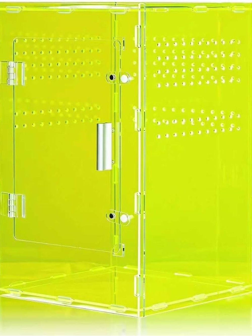 8x8x12 Light Green Acrylic Terrarium Vertical for Spider or Reptile